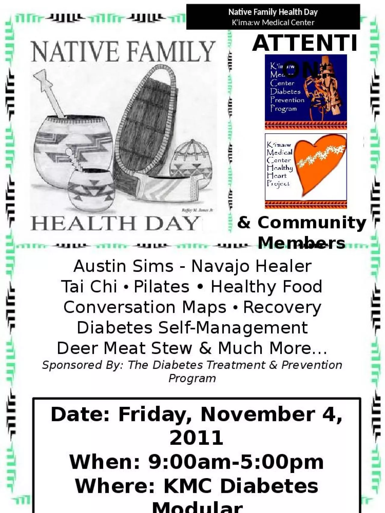 PPT-Austin Navajo Pilates Healthy Diabetes Treatment Prevention Friday