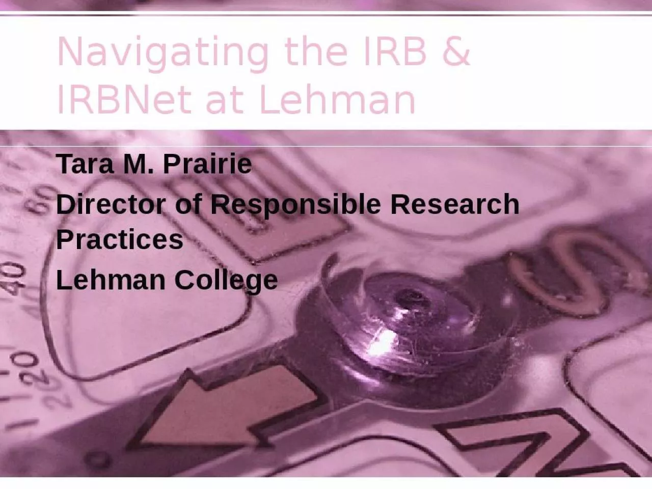 PPT-Navigating Prairie Director Responsible Research College Student