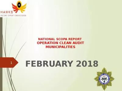 Operation Clean Audit Local Government Operation Clean Audit North