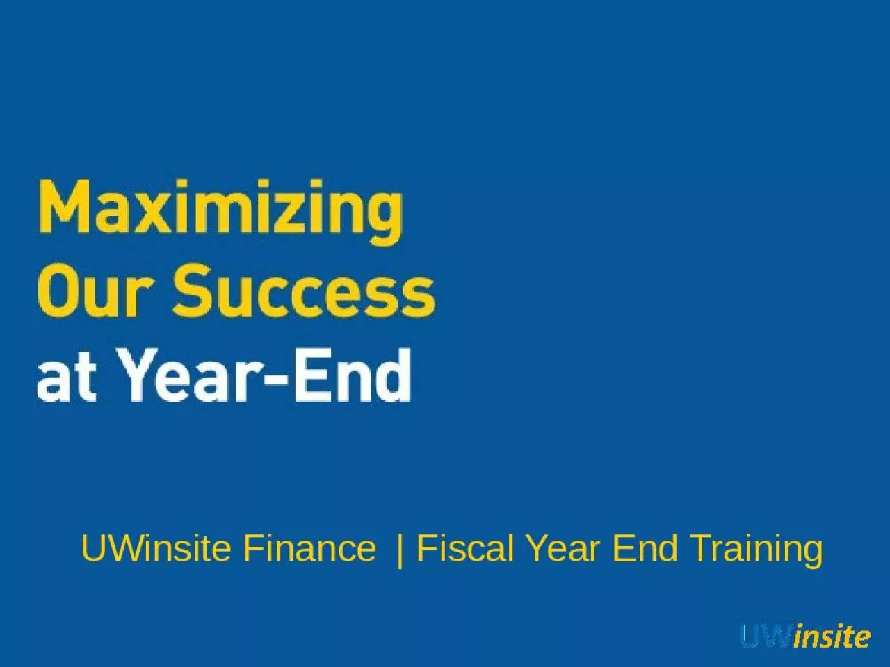 PPT-Finance Fiscal Training Engage Renew