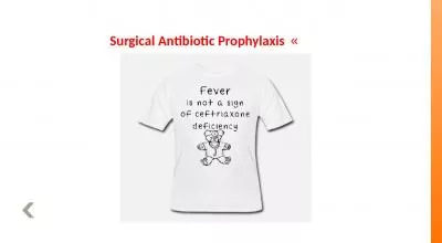 Surgical Antibiotic Prophylaxis Clinical Approaches Rational