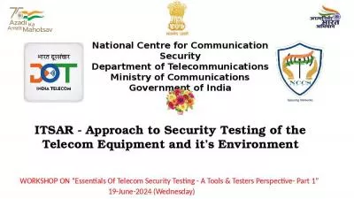 National Centre Communication Approach Security Testing Telecom