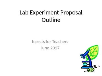 Experiment Scientific Method