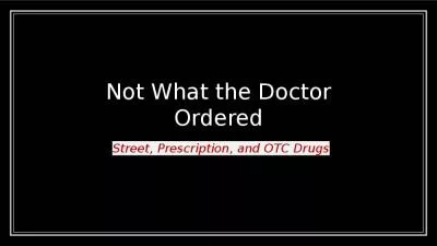 Doctor Prescription Drugs