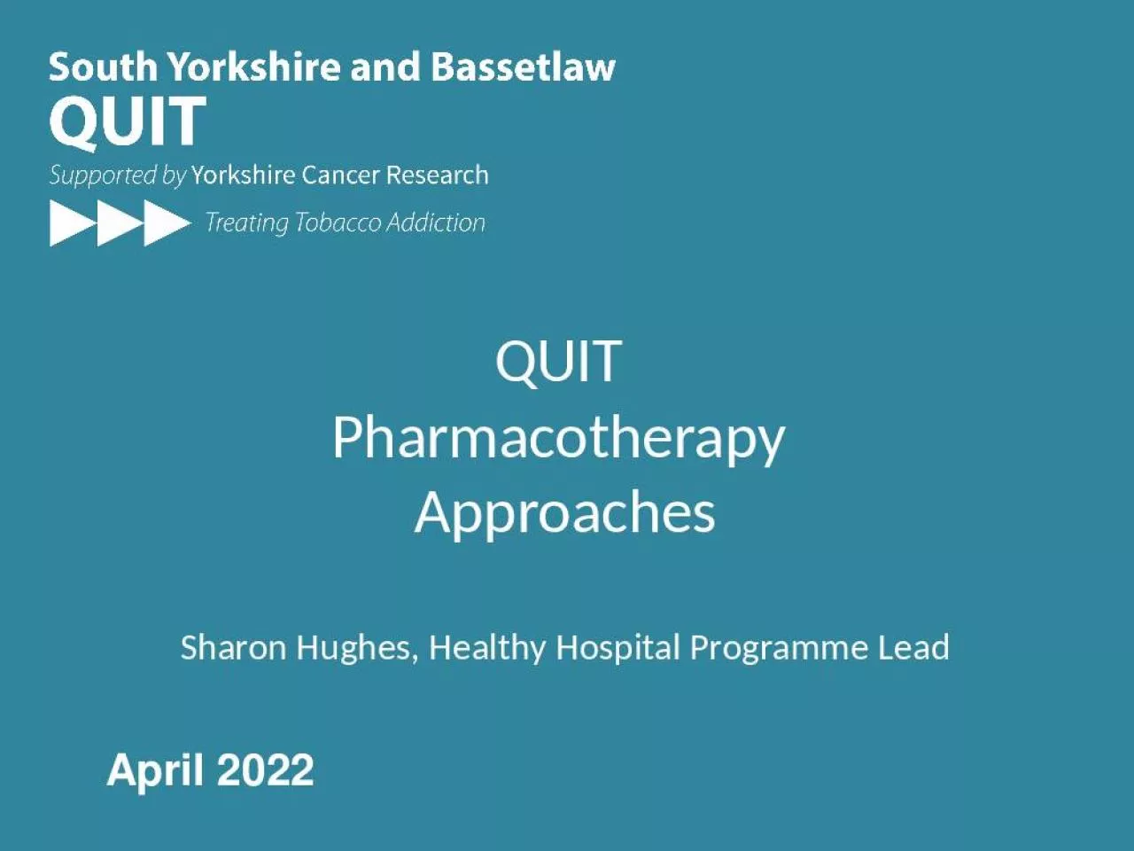 PPT-Pharmacotherapy Hughes Healthy Hospital Programme Whole Approach