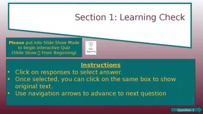 Section Learning Please Slide Successful