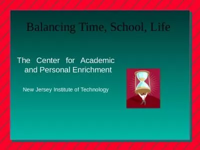 Balancing School Center Academic Personal Jersey Institute Technology