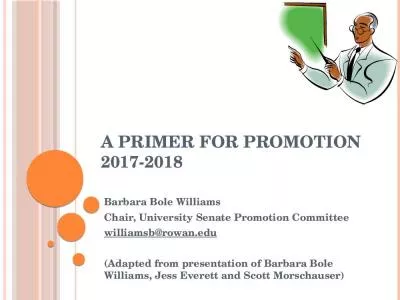 Primer University Senate Promotion Committeewilliamsbrowanedu Adapted