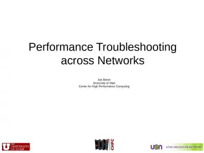 Performance Troubleshooting Performance Computing