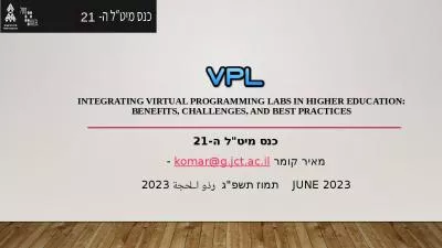 Integrating Virtual Programming Higher Education Benefits Challenges