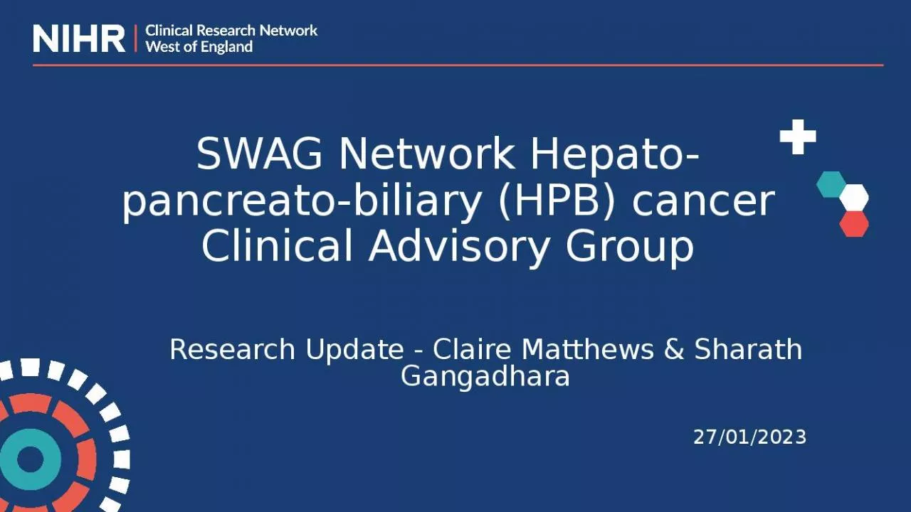 PPT-Research Update Claire Matthews Sharath Gangadhara Network