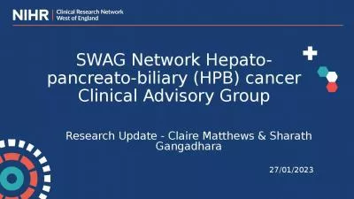 Research Update Claire Matthews Sharath Gangadhara Network