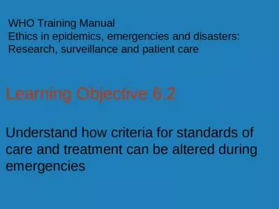 Learning Objective Understand Training Manual Ethics Research