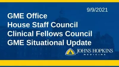 Staff Fellows Situational Update Leadership Bienstock Designated