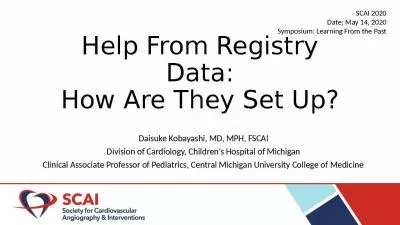 Registry Kobayashi Cardiology Childrens Hospital Associate Professor