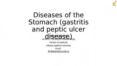 Diseases Stomach Battah Albalqa Applied Anatomic