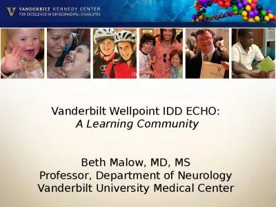 Vanderbilt Wellpoint Learning Malow Department University Medical