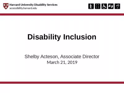 Disability Inclusion