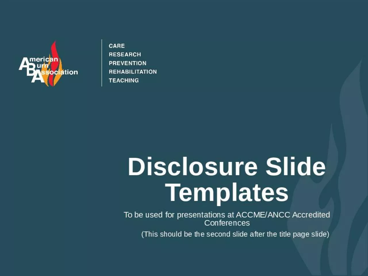 PPT-Disclosure Slide Templates