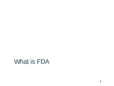 What is FDA