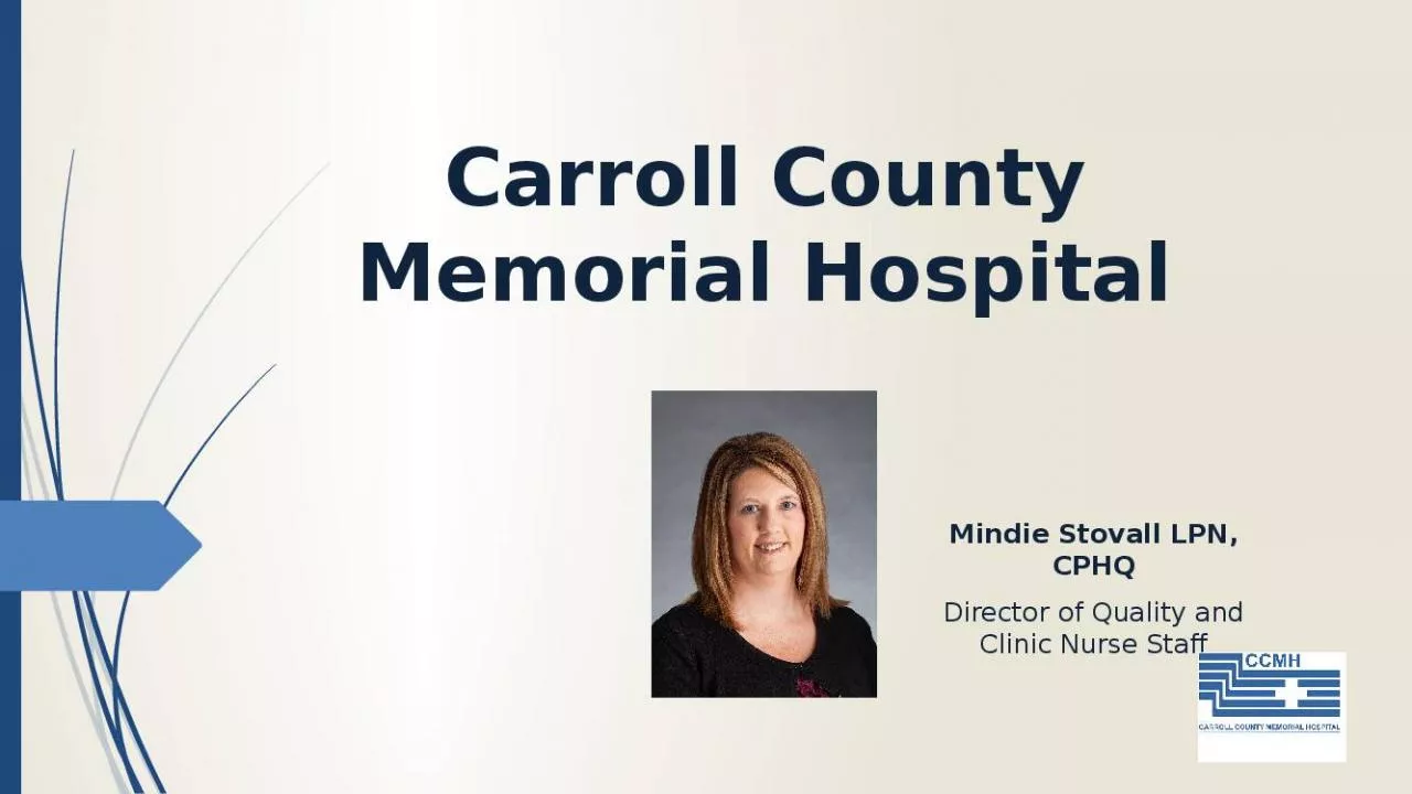 PPT-Carroll County Memorial Hospital