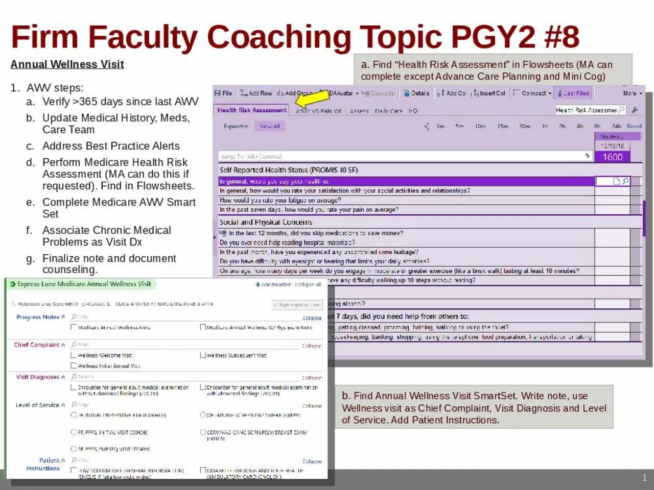 PPT-Firm Faculty Coaching Topic PGY2 #8