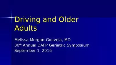 Driving and Older Adults