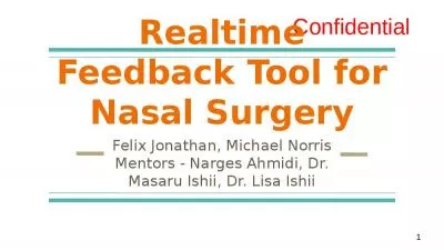 Realtime Feedback Tool for Nasal Surgery