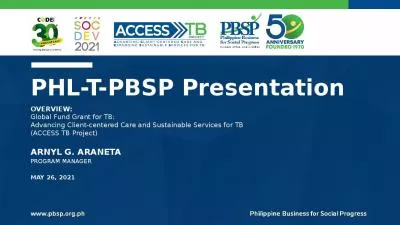 PHL-T-PBSP Presentation