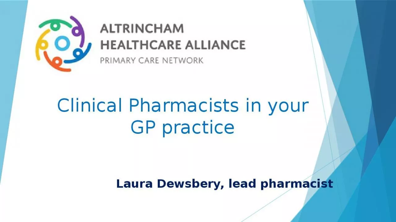 PPT-Clinical Pharmacists in your GP practice