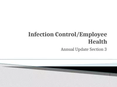 Infection Control/Employee Health