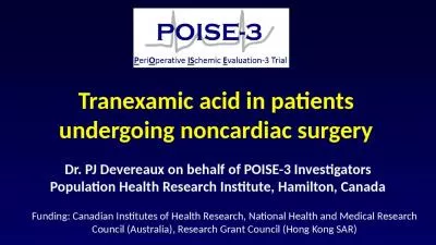 Tranexamic acid in patients undergoing noncardiac surgery