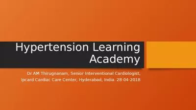 Hypertension Learning Academy