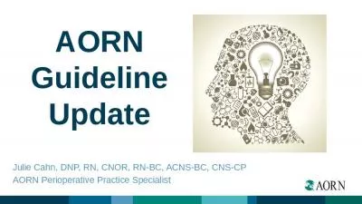 AORN Guideline Update