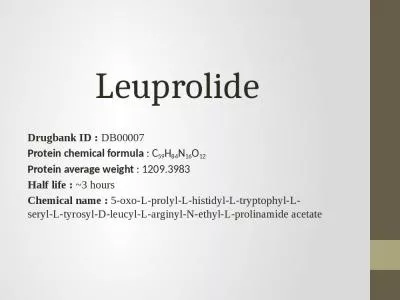 Leuprolide