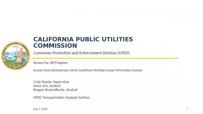 California Public utilities Commission