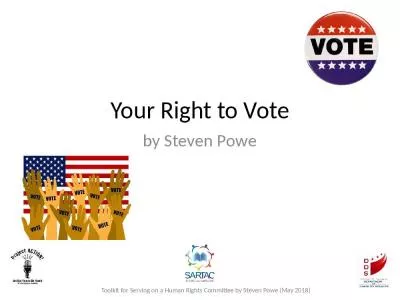 Your Right to Vote