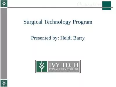 Surgical Technology Program