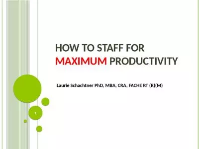 How to Staff for Maximum Productivity