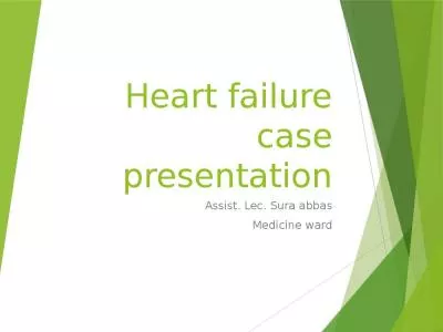 Heart failure case presentation