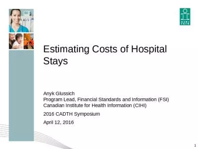 Estimating Costs of Hospital Stays