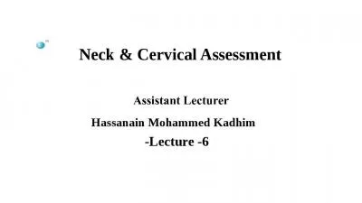 Neck & Cervical Assessment