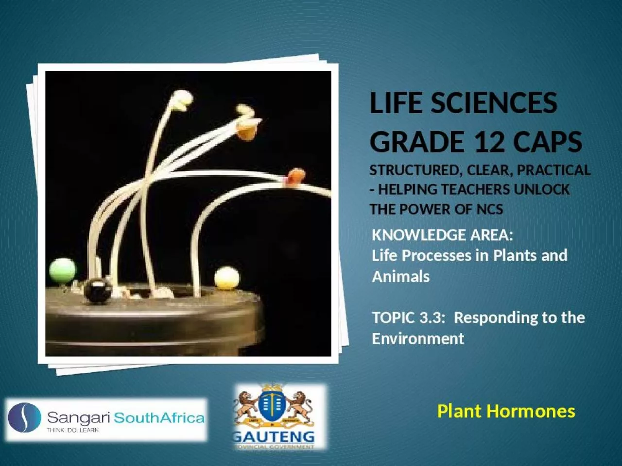 PPT-Life sciences Grade 12 CAPS structured, clear, practical - Helping teachers unlock the