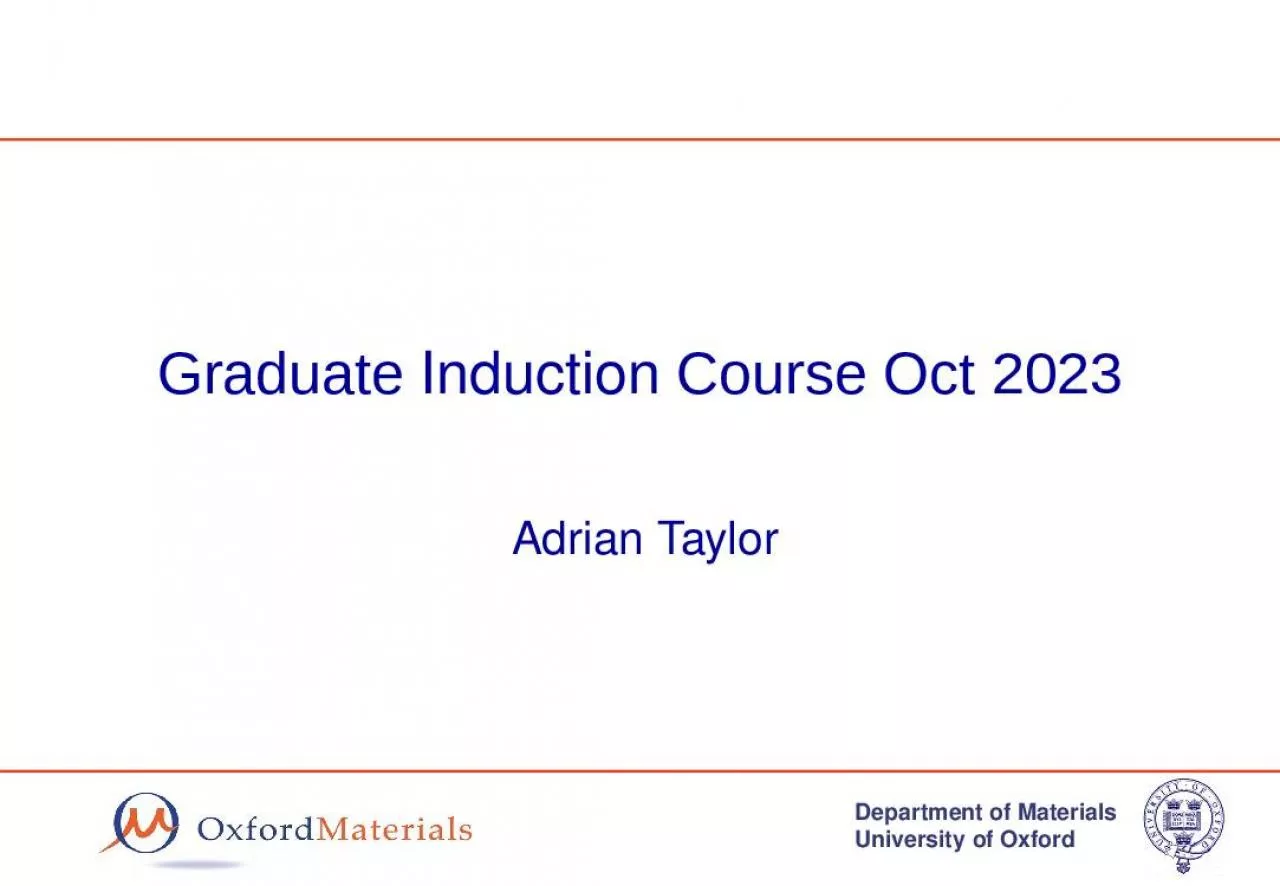 PPT-Graduate Induction Course Oct 2023