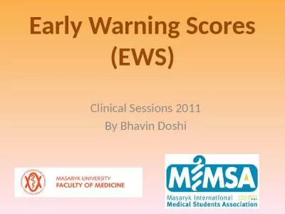 Early Warning Scores (EWS)