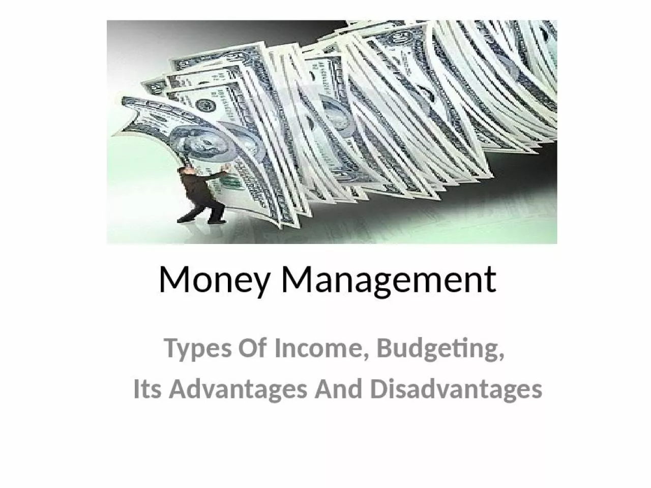 PPT-Money Management