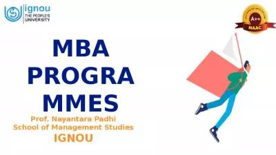 Mba programmeS