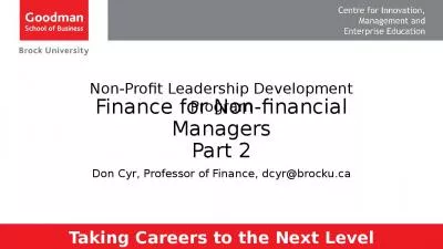 Finance for Non-financial Managers Part 2