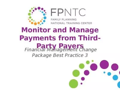 Monitor and Manage Payments from Third-Party Payers