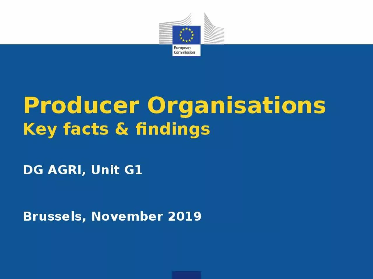 PPT-Producer Organisations Key facts & findings